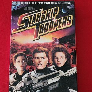 1998 V.H.S. COPY OF THE 1997 FILM, STARSHIP TROOPERS!!!